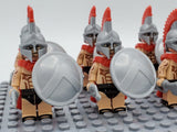 Spartan Warriors Swords Block Figures Set of 10pcs