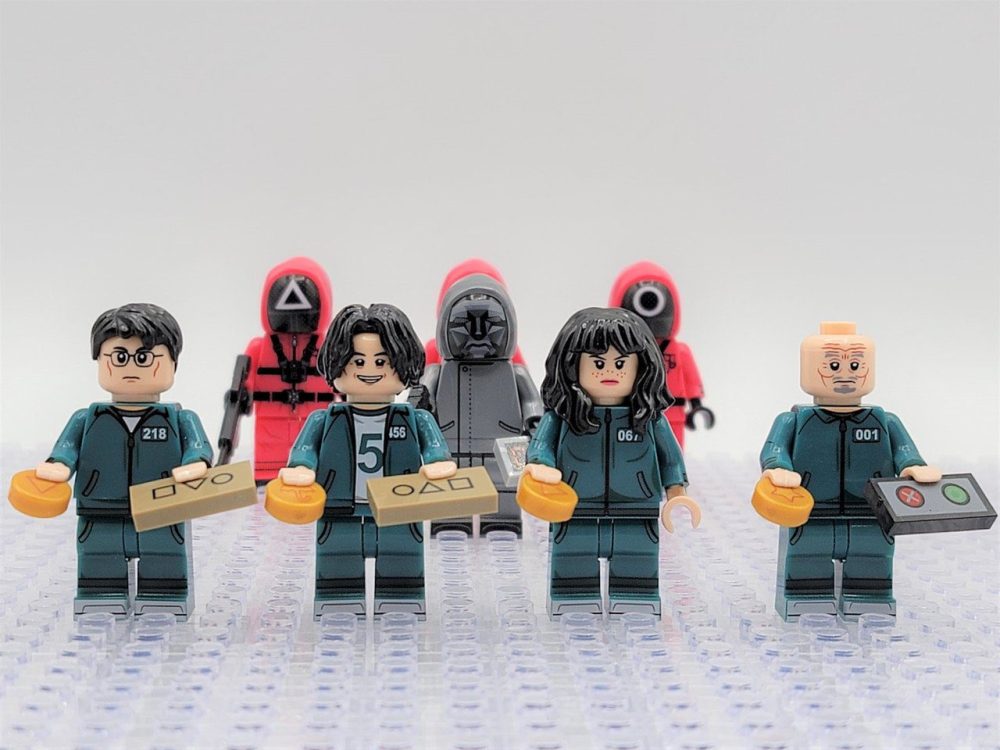 Squid Games Block Figures Set of 9pcs