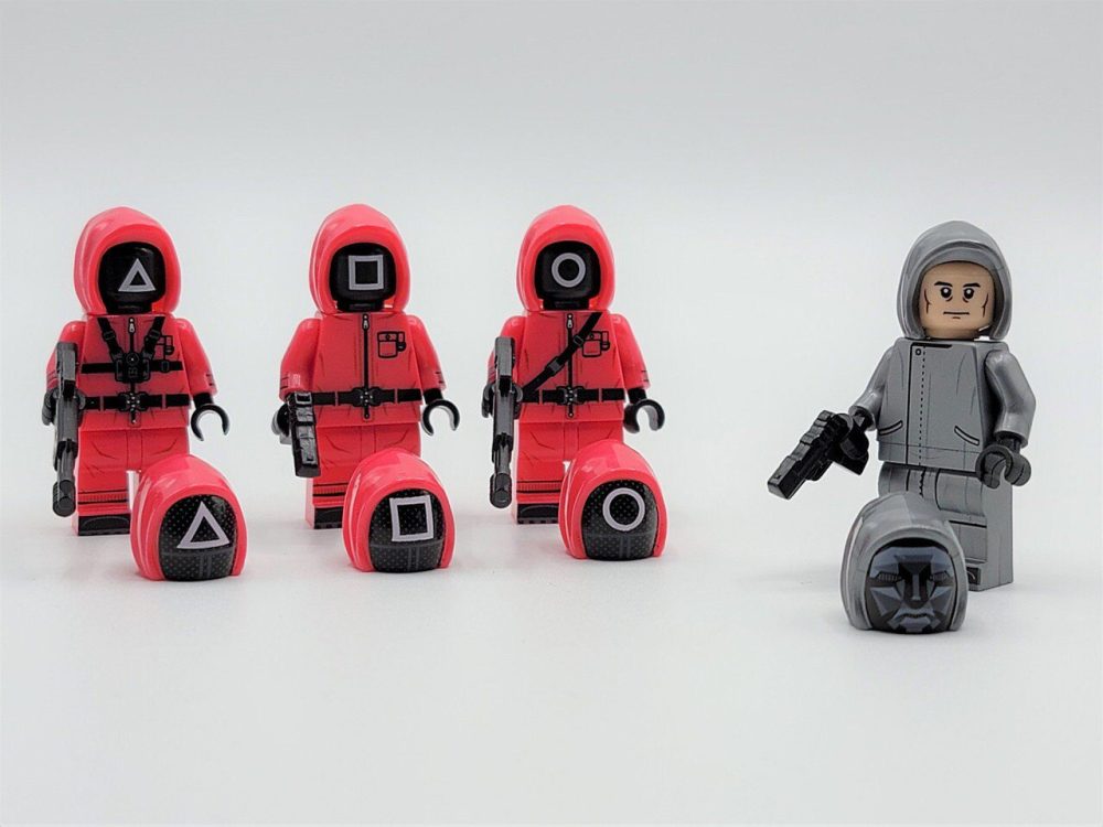 Squid Games Block Figures Set of 9pcs