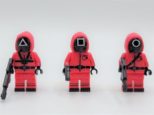 Squid Games Block Figures Set of 9pcs