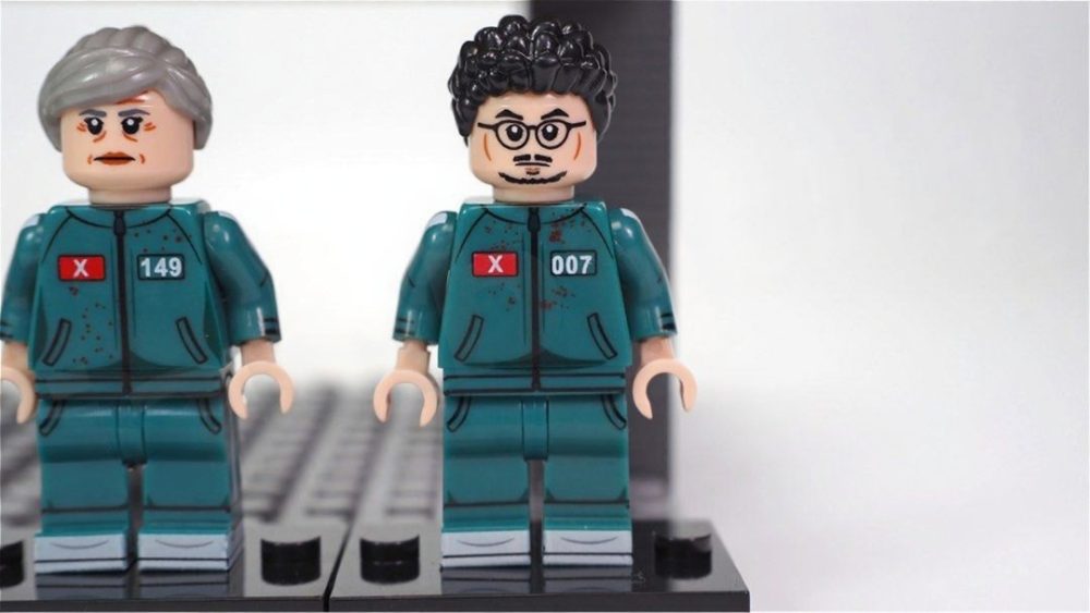 Squid Games Season 2 Block Figures Set Gi-hun 456, Front Man, Hwang Jun-ho