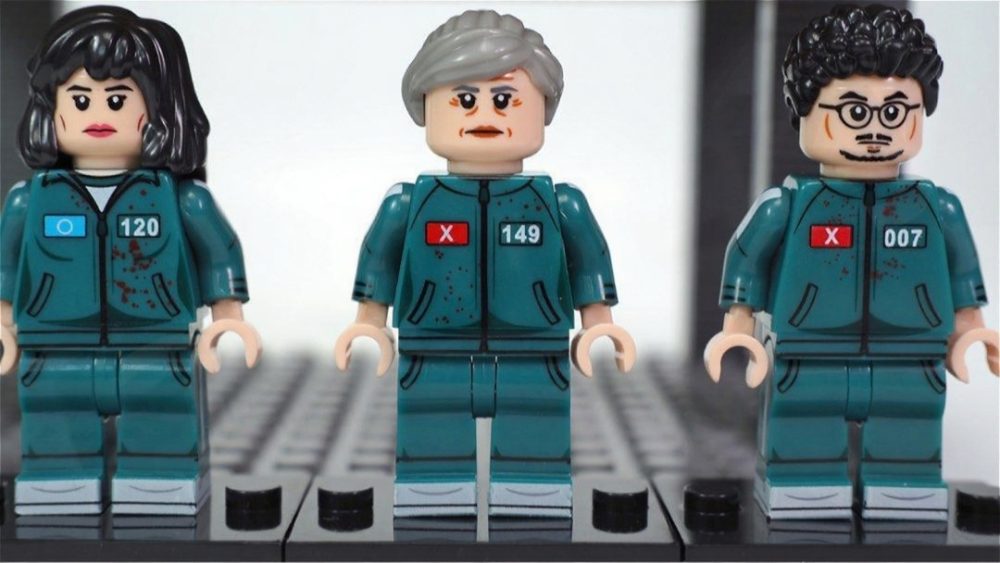 Squid Games Season 2 Block Figures Set Gi-hun 456, Front Man, Hwang Jun-ho