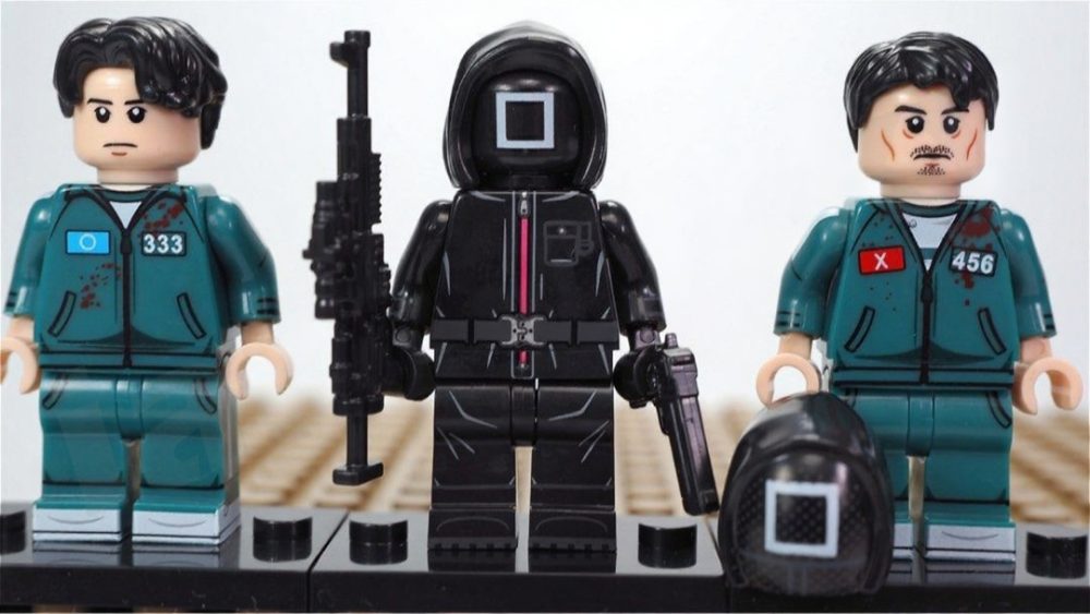 Squid Games Season 2 Block Figures Set Gi-hun 456, Front Man, Hwang Jun-ho