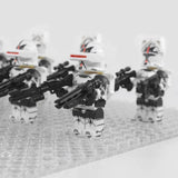 Space War Theme 13th Battalion Phase 1 Clone Troopers Block Figures Set of 10pcs