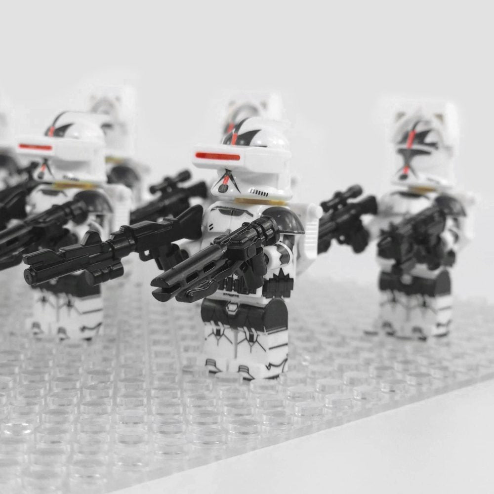 Space War Theme 13th Battalion Phase 1 Clone Troopers Block Figures Set of 10pcs