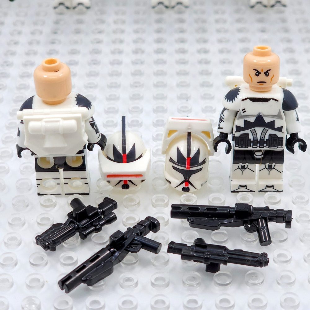 Space War Theme 13th Battalion Phase 1 Clone Troopers Block Figures Set of 10pcs