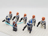Space War Theme 332nd Company Clone Troopers Block Figures Set of 8pcs