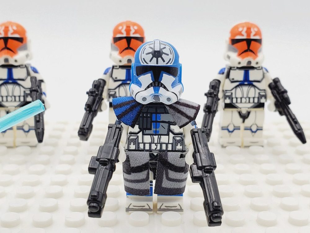 Space War Theme 332nd Company Clone Troopers Block Figures Set of 8pcs