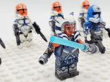 Space War Theme 332nd Company Clone Troopers Block Figures Set of 8pcs