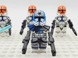 Space War Theme 332nd Company Clone Troopers Block Figures Set of 8pcs
