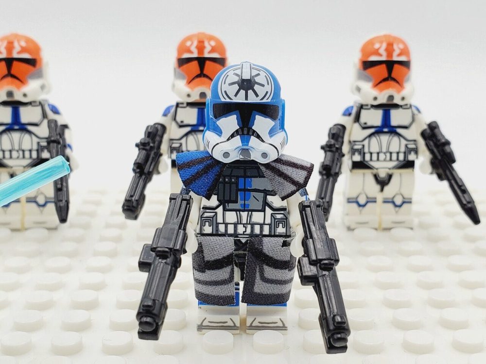 Space War Theme 332nd Company Clone Troopers Block Figures Set of 8pcs