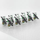 Space War Theme 41st Airborne Paratrooper Block Figures Set With RPS-6 Rocket Launcher