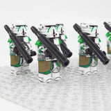 Space War Theme 41st Airborne Paratrooper Block Figures Set With RPS-6 Rocket Launcher