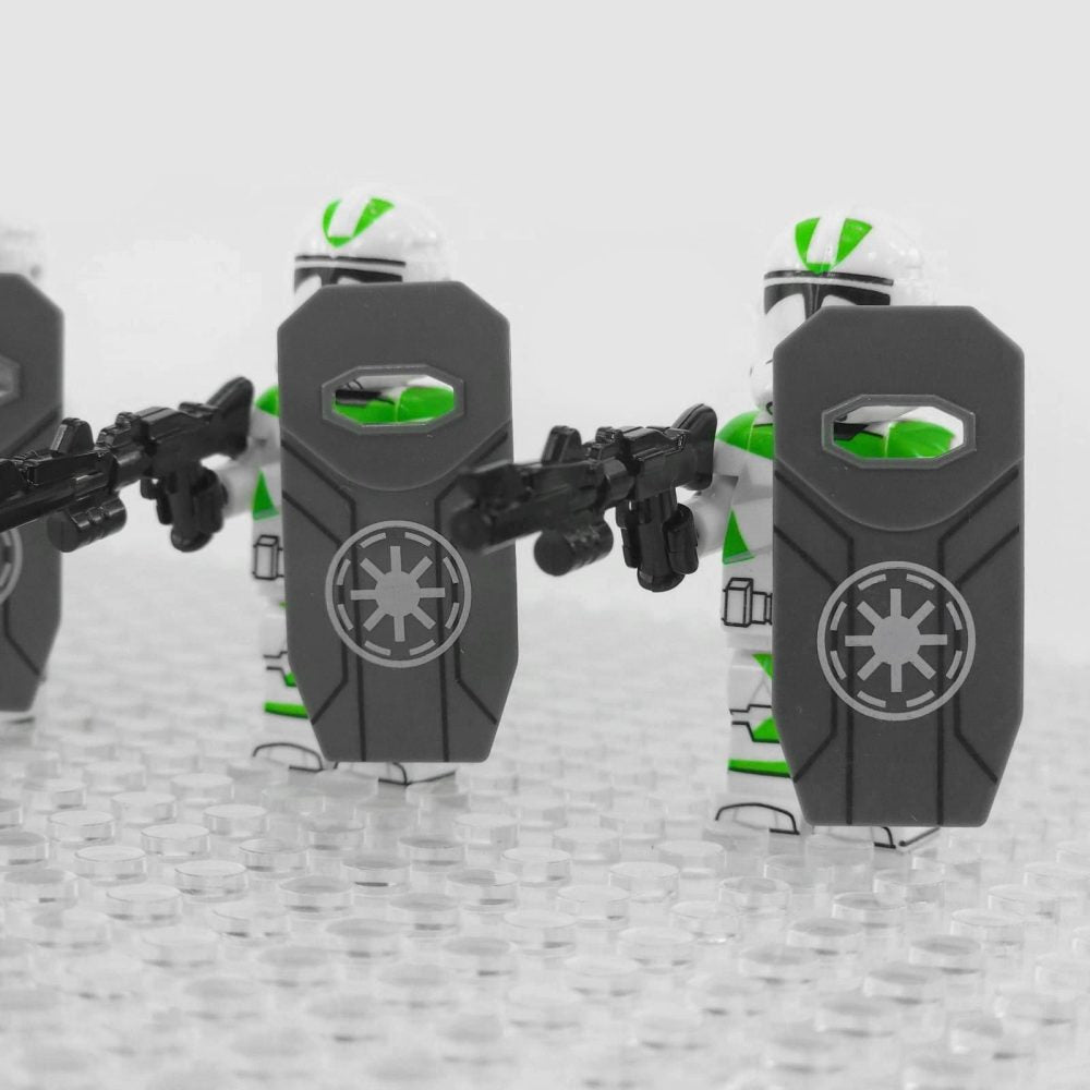 Space War Theme 442nd Clone Trooper With Shields Block Figures Set of 5pcs