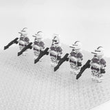 Space War Theme Kamino Security Team Block Figures Set of 5pcs