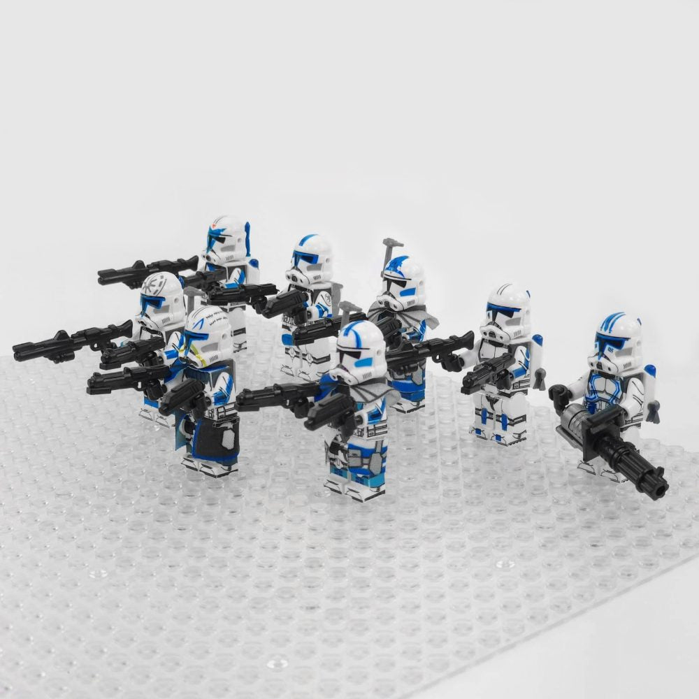 Space War Theme 501st Legion Captains & Leaders Block Figures Set