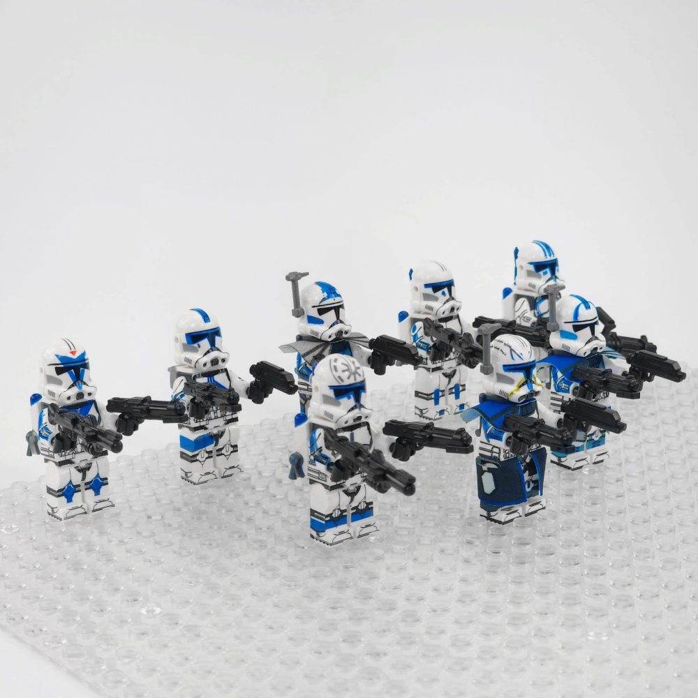 Space War Theme 501st Legion Captains & Leaders Block Figures Set