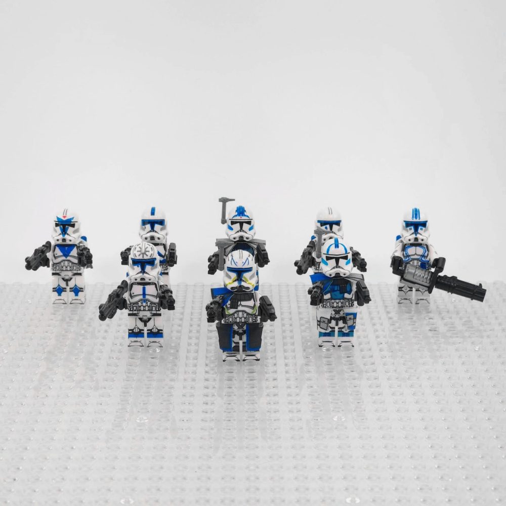 Space War Theme 501st Legion Captains & Leaders Block Figures Set