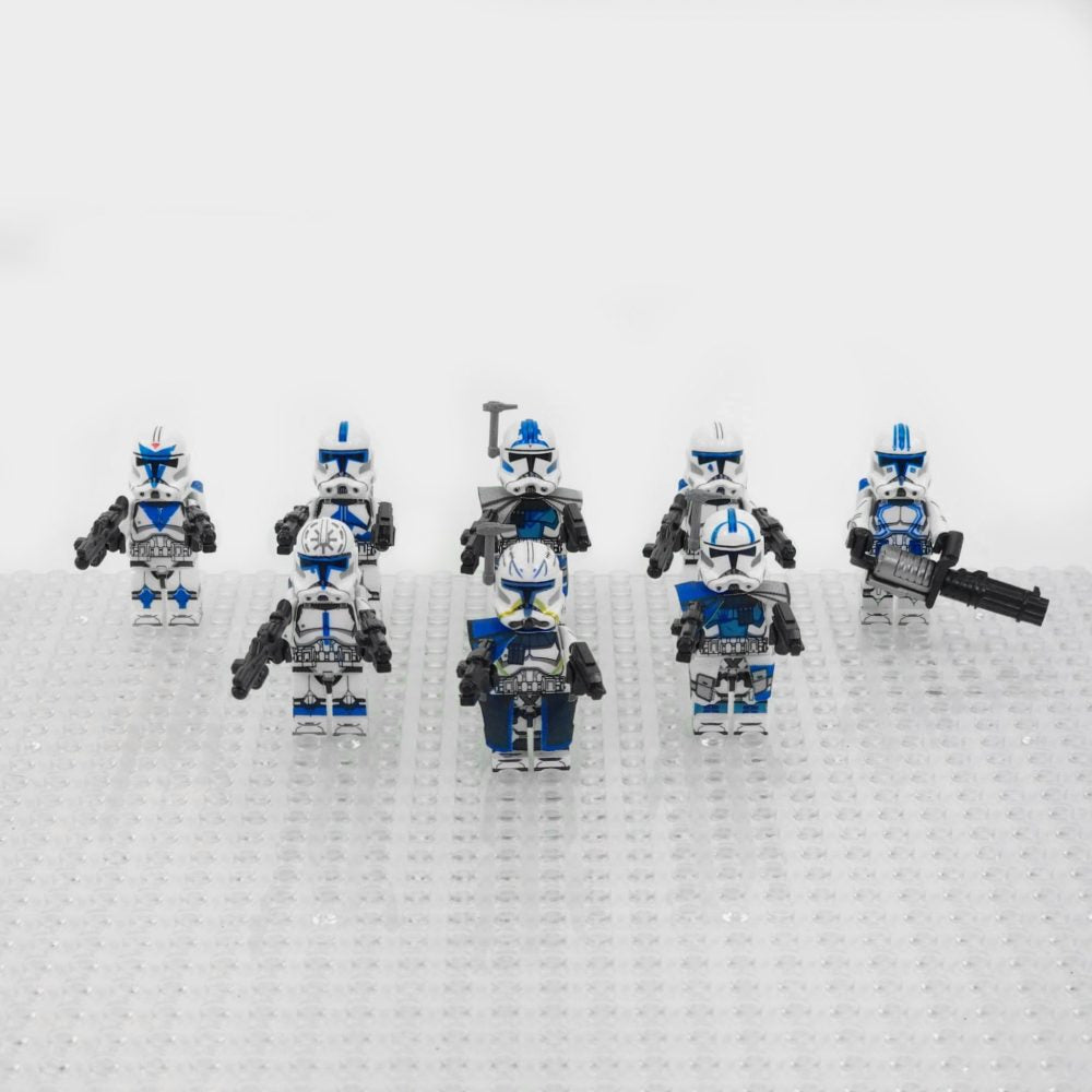 Space War Theme 501st Legion Captains & Leaders Block Figures Set