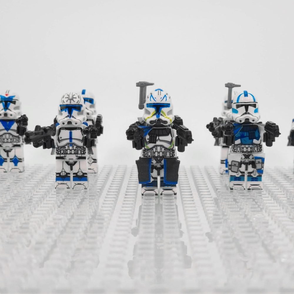Space War Theme 501st Legion Captains & Leaders Block Figures Set