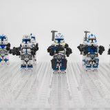 Space War Theme 501st Legion Captains & Leaders Block Figures Set