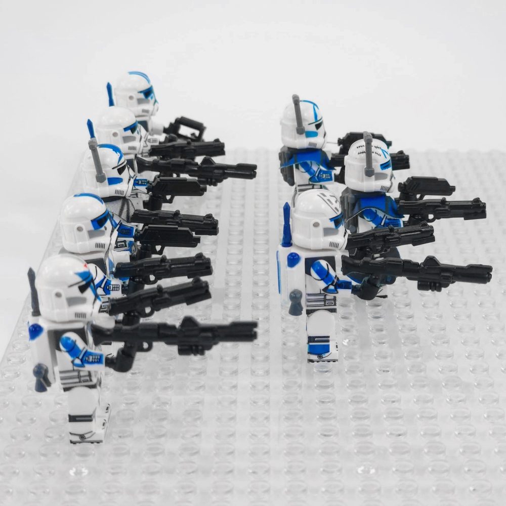 Space War Theme 501st Legion Captains & Leaders Block Figures Set