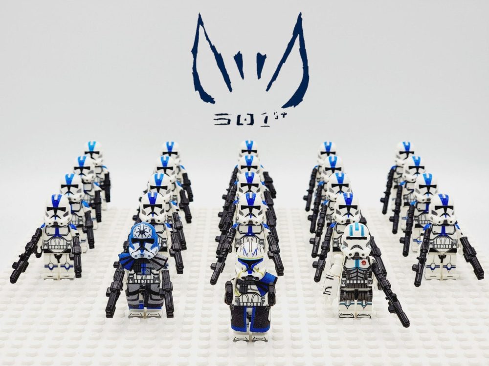 Space War Theme 501st Legion Clone Troopers Block Figures Set(23Pcs)