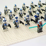 Space War Theme 501st Legion Block Figures Set of 31pcs With Obi-Wan, Anakin and Ahsoka