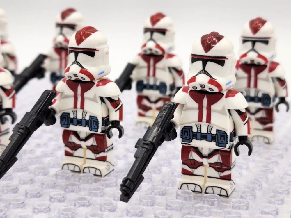 Space War Theme 91st Anaxes Clones Troopers Block Figures Set of 10pcs