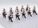 Space War Theme 91st Anaxes Clones Troopers Block Figures Set of 10pcs