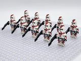 Space War Theme 91st Anaxes Clones Troopers Block Figures Set of 10pcs