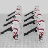 Space War Theme 91st Anaxes Clones Troopers Block Figures Set of 10pcs