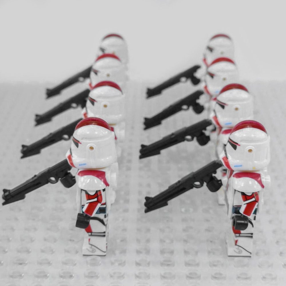 Space War Theme 91st Anaxes Clones Troopers Block Figures Set of 10pcs