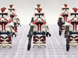 Space War Theme 91st Anaxes Clones Troopers Block Figures Set of 10pcs