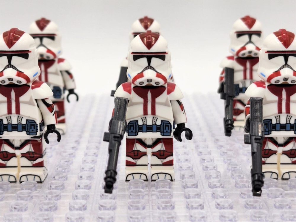 Space War Theme 91st Anaxes Clones Troopers Block Figures Set of 10pcs