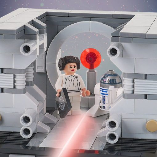 Space War Theme A New Hope Leia’s Secret Transmission MOC Building Set (335pcs) 51