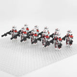 Space War Theme Anaxes Airborne Paratrooper Block Figures Set