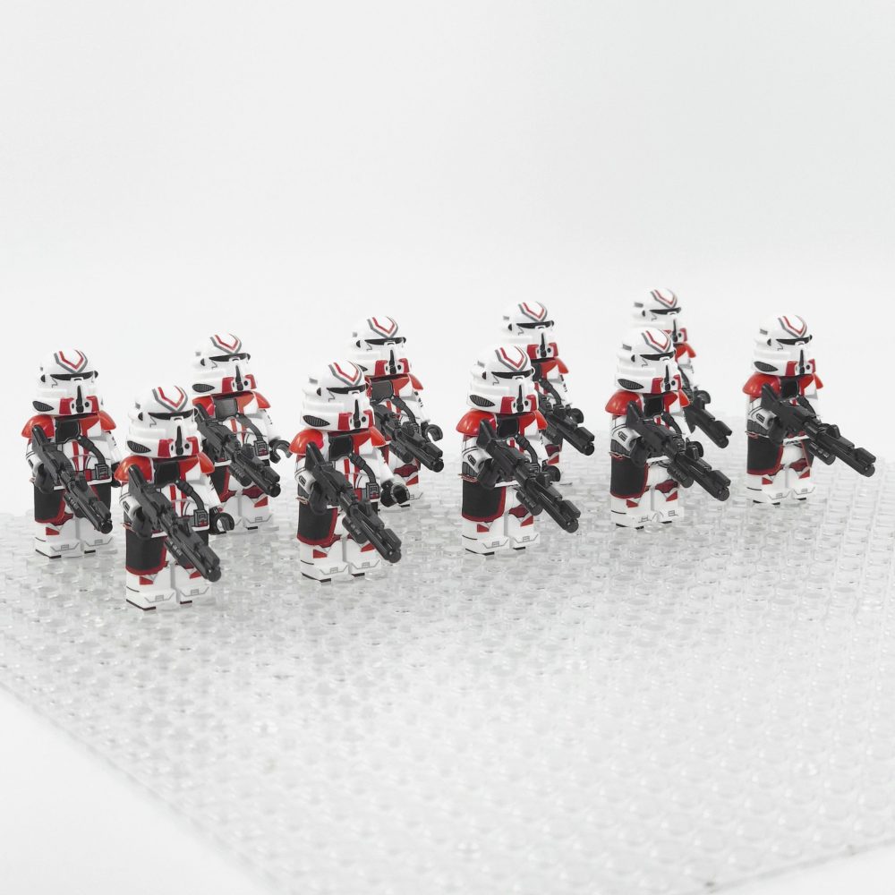 Space War Theme Anaxes Airborne Paratrooper Block Figures Set