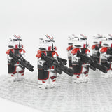 Space War Theme Anaxes Airborne Paratrooper Block Figures Set