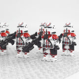 Space War Theme Anaxes Airborne Paratrooper Block Figures Set