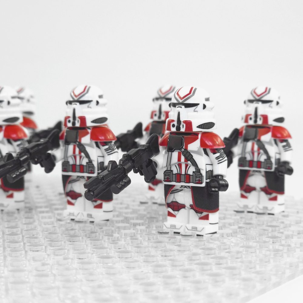 Space War Theme Anaxes Airborne Paratrooper Block Figures Set