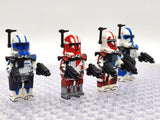 Space War Theme ARC Trooper Dredd Alpha Seven Ganch Block Figures Set of 4pcs