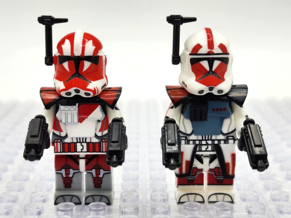Space War Theme ARC Trooper Dredd Alpha Seven Ganch Block Figures Set of 4pcs