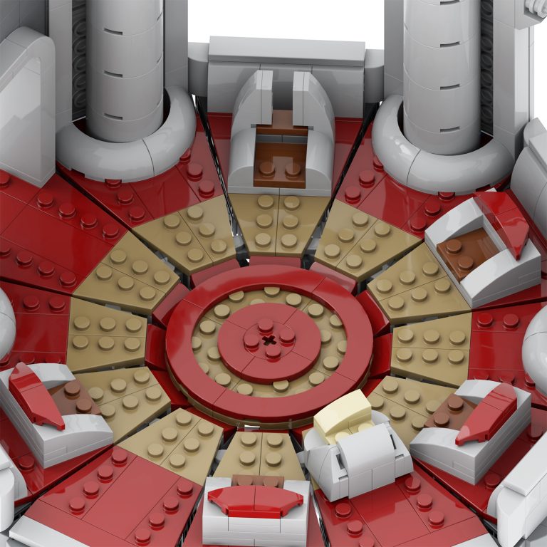 Space War Theme Jedi High Council Chamber MOC Set with 8pcs Block Figures (1241pcs)