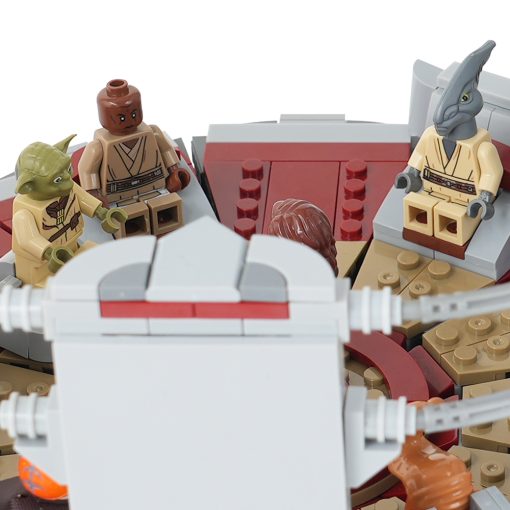 Space War Theme Jedi High Council Chamber MOC Set with 8pcs Block Figures (1241pcs)