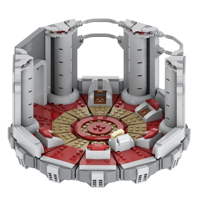 Space War Theme Jedi High Council Chamber MOC Set with 8pcs Block Figures (1241pcs)
