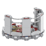Space War Theme Jedi High Council Chamber MOC Set with 8pcs Block Figures (1241pcs)