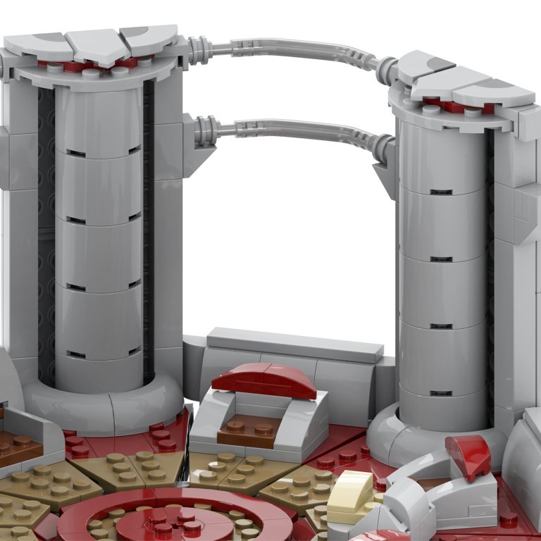 Space War Theme Jedi High Council Chamber MOC Set with 8pcs Block Figures (1241pcs)