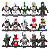 Space War Theme Clone Heroes Captains Leaders & Commanders Block Figures Megalist