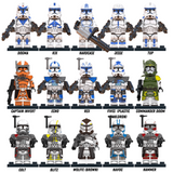 Space War Theme Clone Heroes Captains Leaders & Commanders Block Figures Megalist